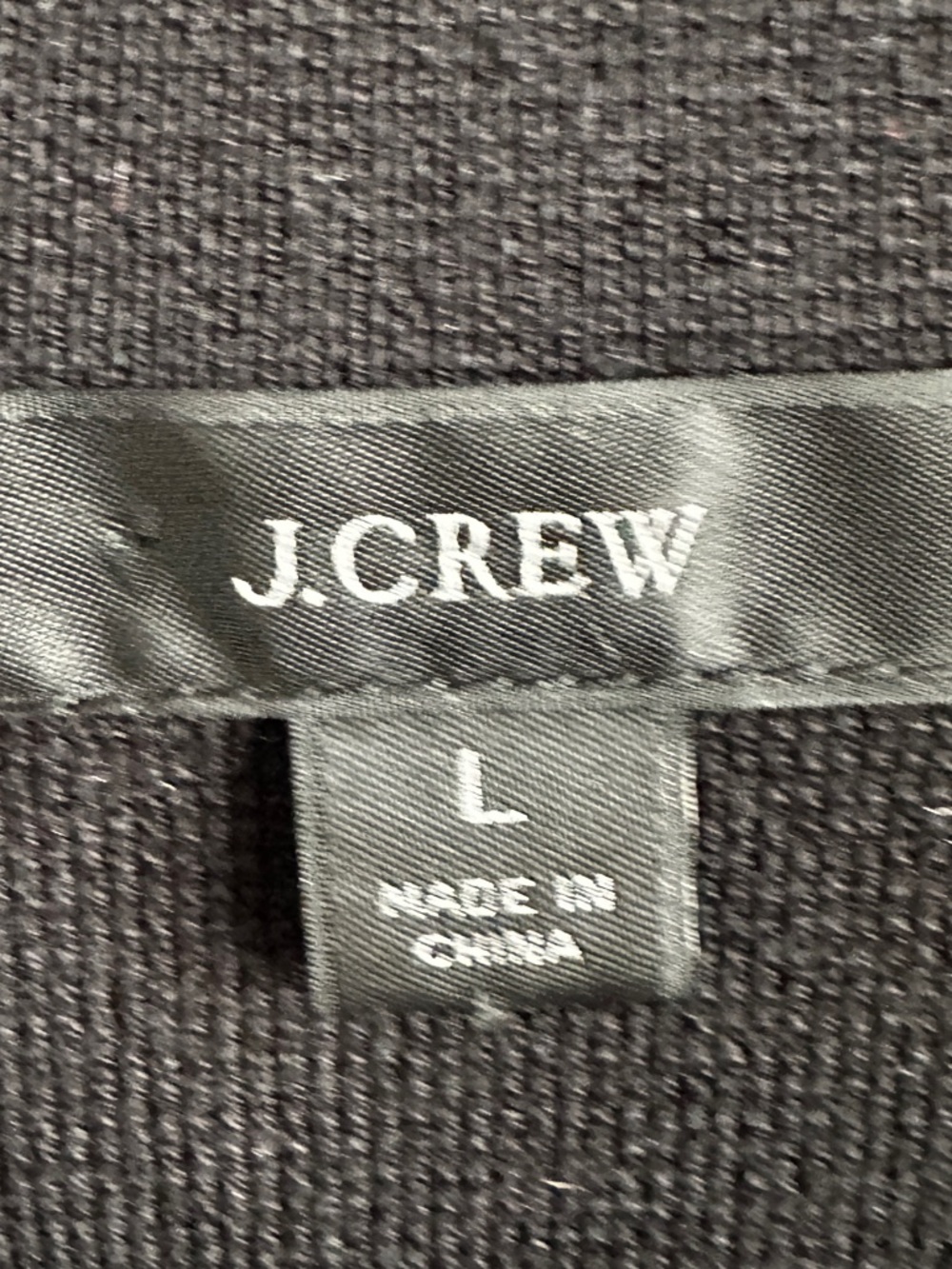J. Crew Women’s Cinched-Waist Sweater-Blazer Black Size Large - Picture 6 of 9
